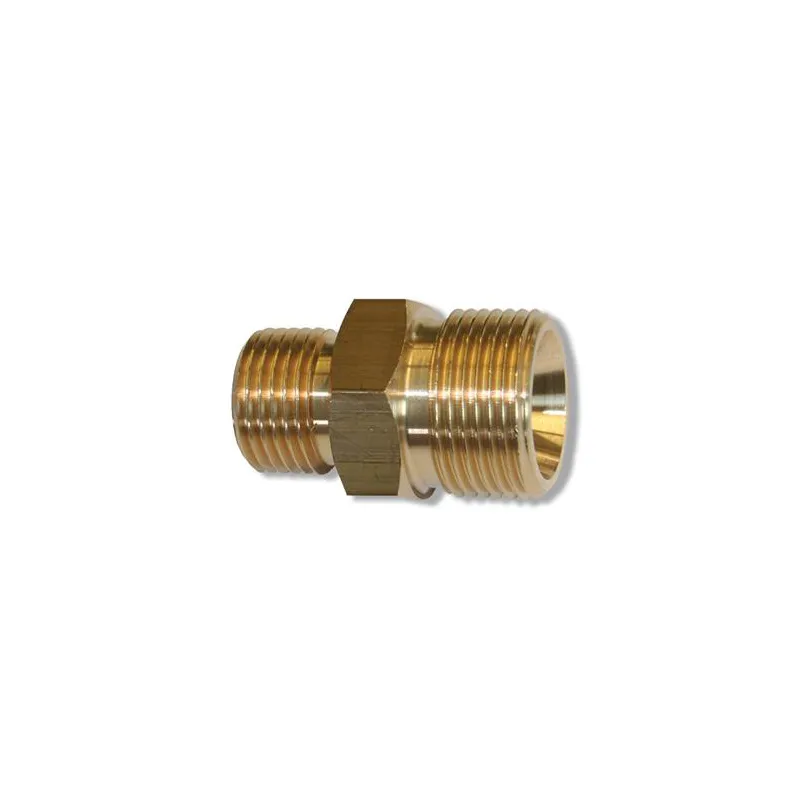 Verloopnippel 1/2"R-3/8"L uitw-uitw Verloopnippel 1/2"R-3/8"L uitw-uitw
