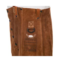 WELDAS LAVA BROWN SPLIT RUNDLEDEREN LASBROEK