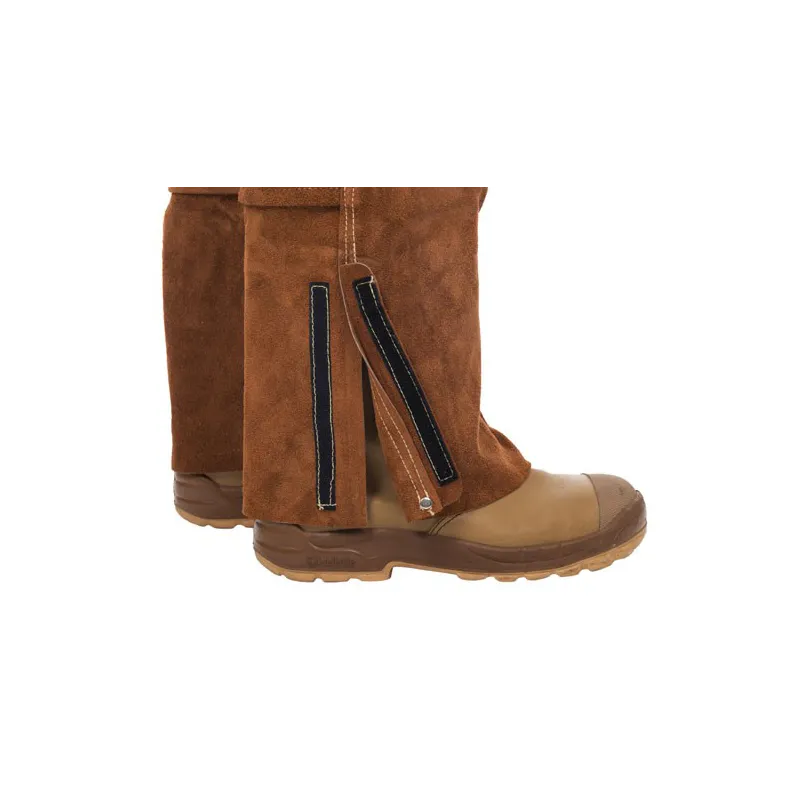 WELDAS LAVA BROWN SPILTLEDER TUINBROEK